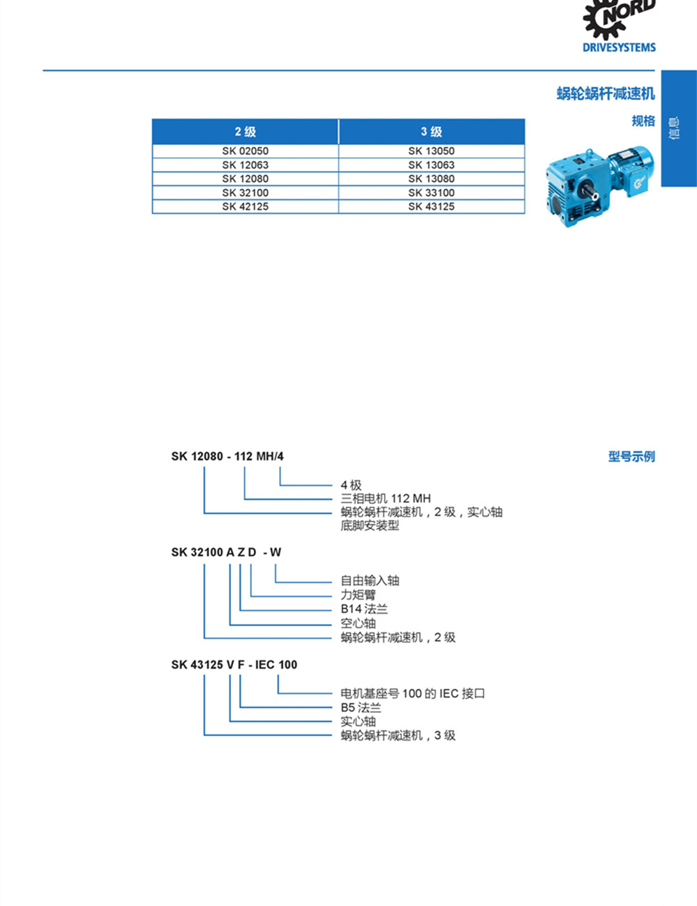 nord减速机诺德减速机sk减速电机